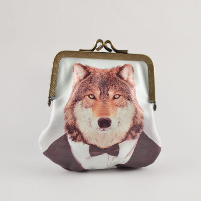 Small Wallet Wolf