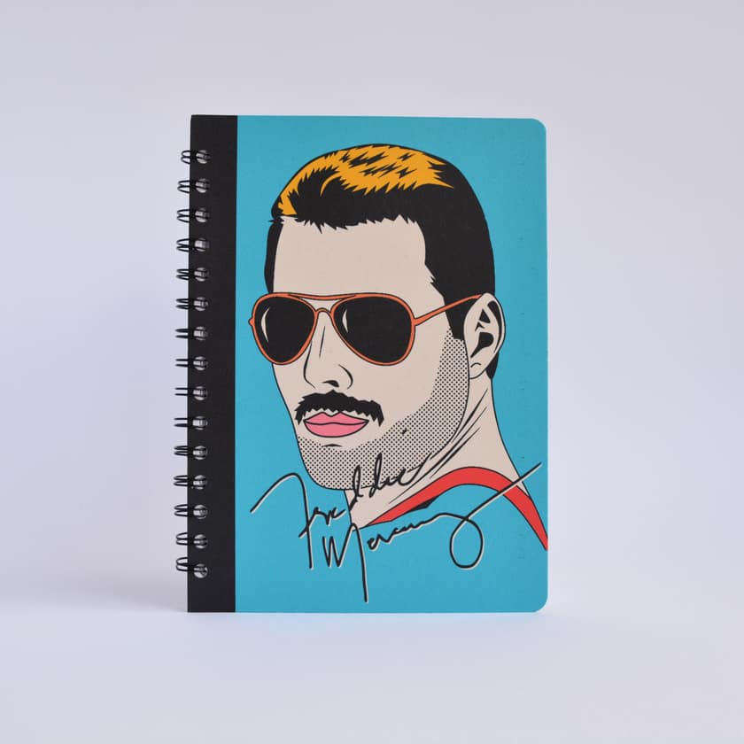 Geschenke Freddie Mercury Notizbuch